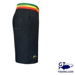 bob marlin board short black rasta