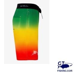 Bob Marlin Board Short Rasta Flag